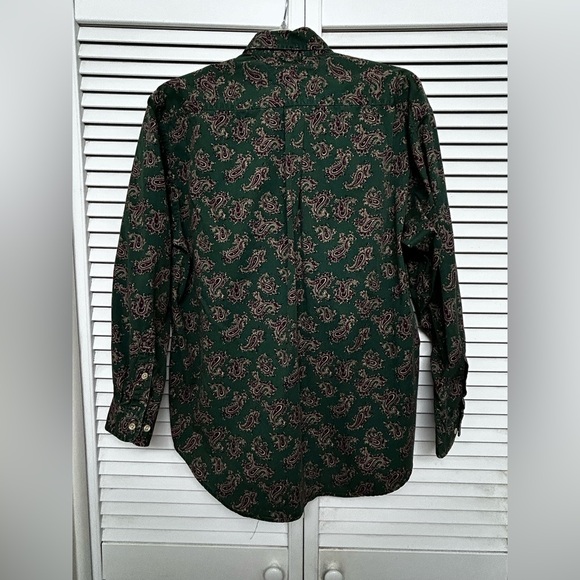 4- Tommy Hilfiger Large Men’s Long Sleeve Buttoned Up Shirts Collared Plaid Red - Picture 5 of 15